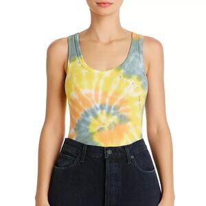 AGOLDE Tie Dye Ribbed Bodysuit Size XS